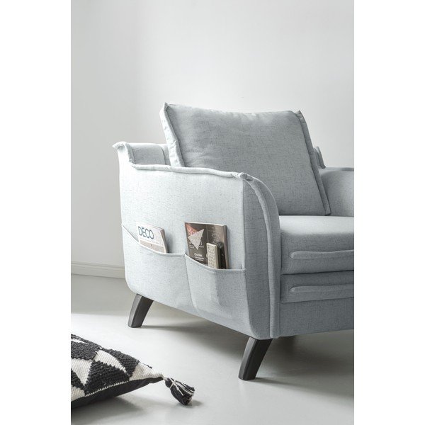 Poltrona grigio chiaro Charming Charlie - Miuform-image-3