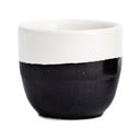 Tazza in gres bianco e nero , 200 ml Luna - ÅOOMI