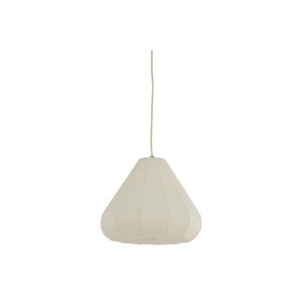 Lampadario color crema con paralume in carta ø 10 cm Sarella – Light & Living