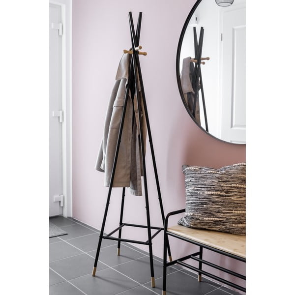 Gancio in metallo nero Loft - Wenko-image-1