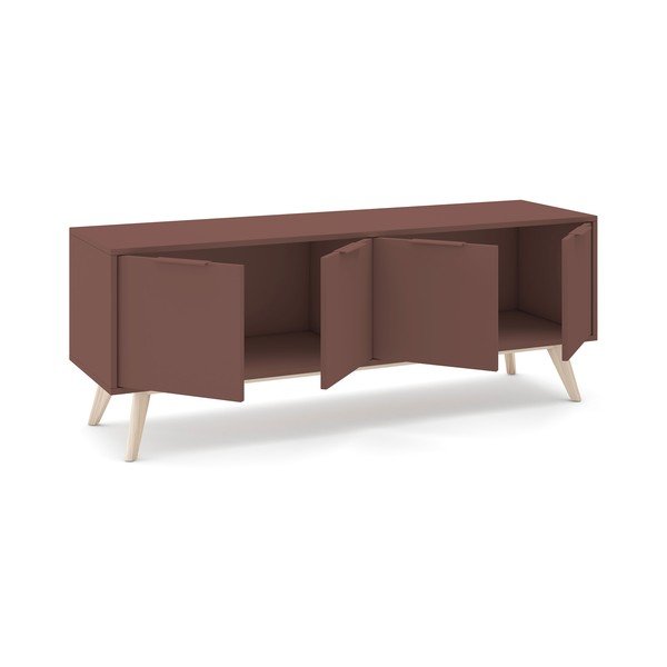 Mobile TV color terracotta opaco 140x53x40 cm Campus – Marckeric-image-3