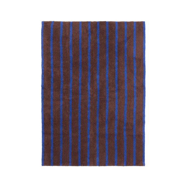 Tappeto blu/marrone in cotone 200x300 cm Mika – Jotex
