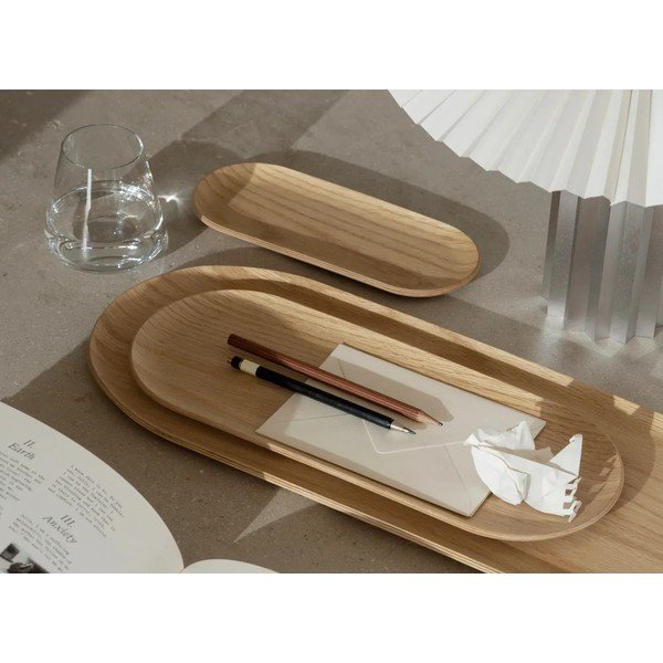 Vassoio decorativo in legno Baki – Blomus-image-1