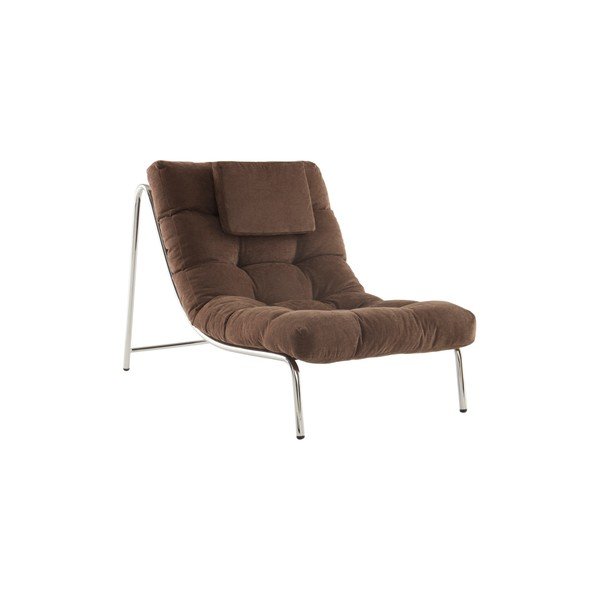 Poltrona greige con rivestimento in ciniglia Burleson – Jotex
