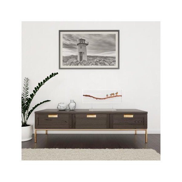 Cassettiera nera Lavagna bassa Pimlico - Woodman-image-1