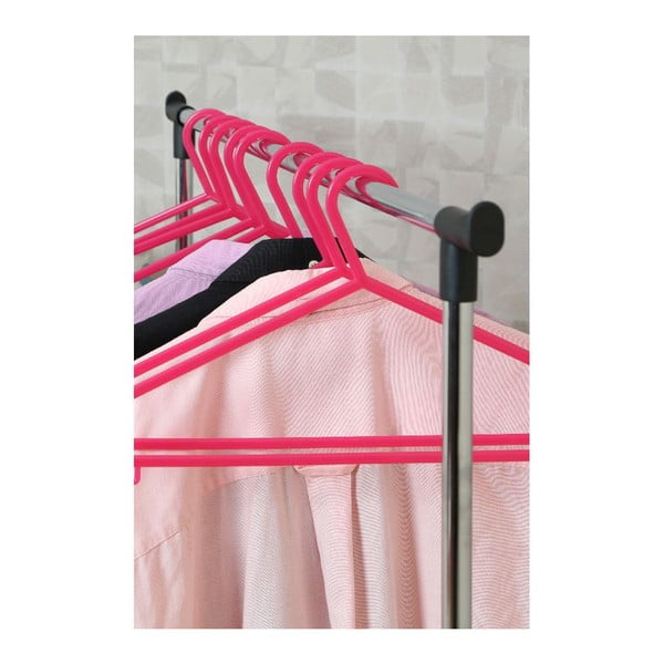 Stand appendiabiti argentato in metallo allungabile/su ruote – Premier Housewares-image-2