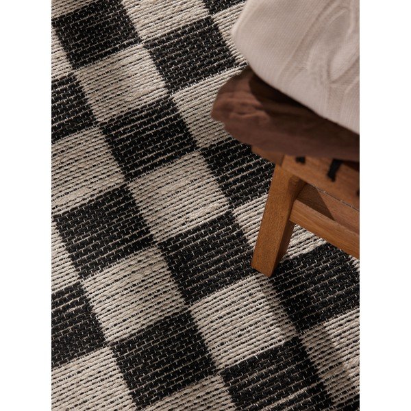 Passatoia nera/color crema in misto iuta reversibile/tessuta a mano 80x200 cm Rex – Hanse Home-image-2