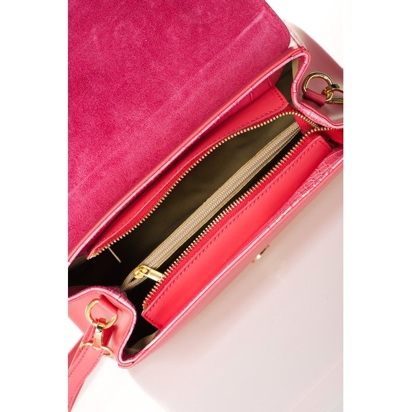 Borsa in pelle rosa Marta - Federica Bassi-image-1