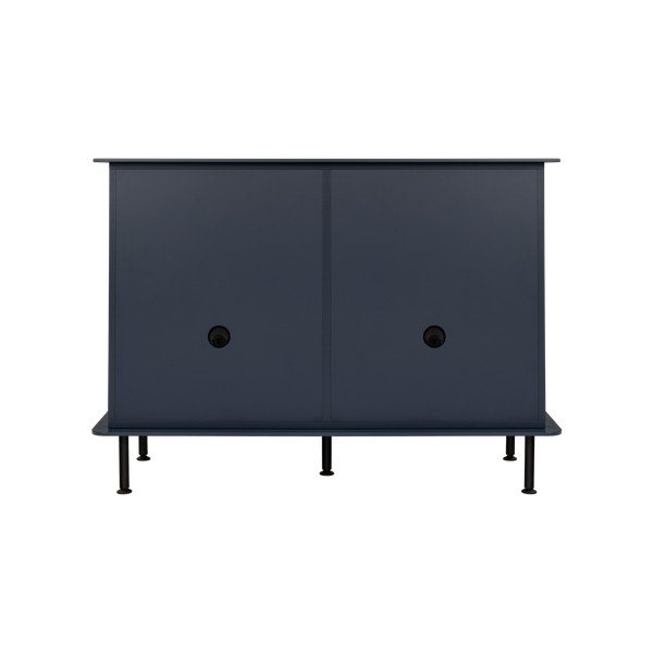 Credenza blu scuro con apertura per cavi 120x88x50 cm Suumo – noo.ma-image-4