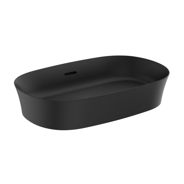 Lavabo in ceramica nera opaca 60x38 cm Ipalyss - Ideal Standard