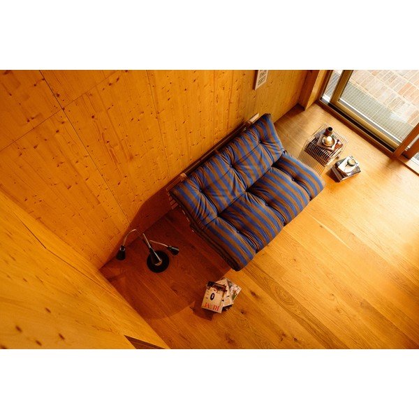 Divano blu/marrone allungabile 140 cm Roots – Karup-image-3