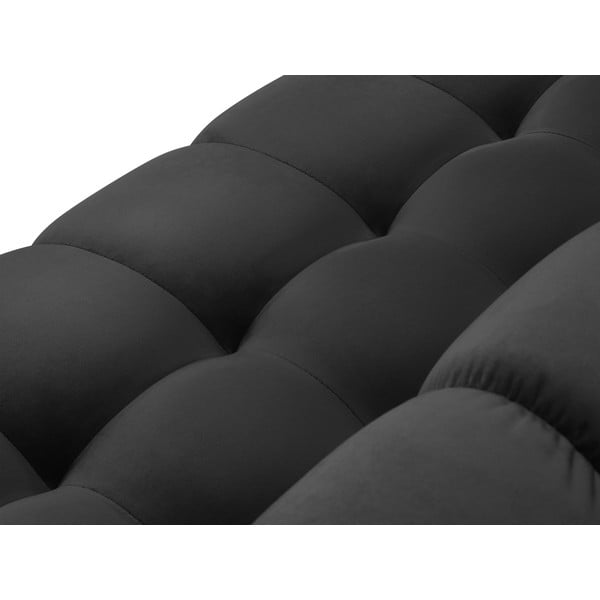 Divano in velluto grigio scuro Bali - Cosmopolitan Design-image-4