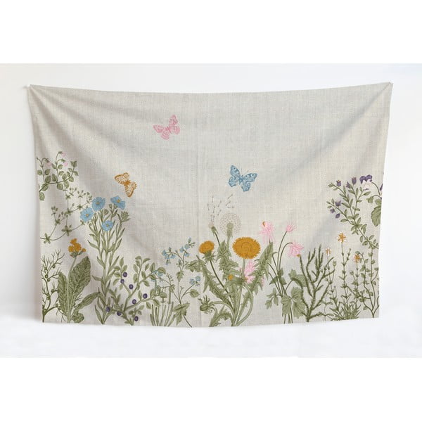 Plaid con misto cotone , 170 x 240 cm Botanic Herbs - Tierra Bella