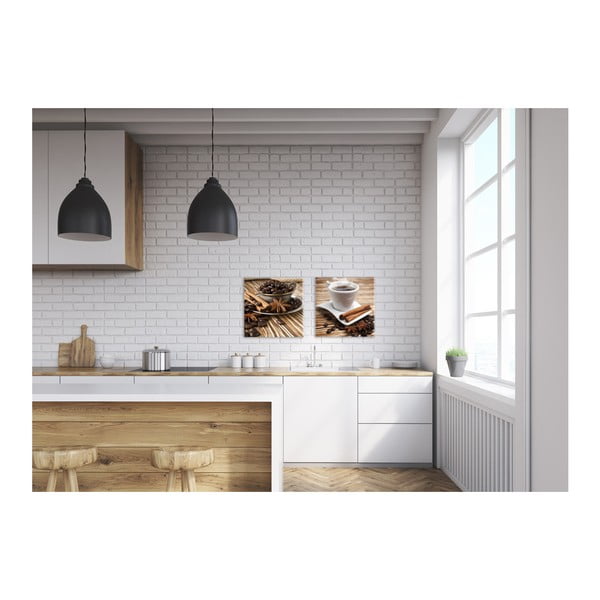 Immagine su tela, 30 x 30 cm Glasspik Caffè II - Styler-image-1