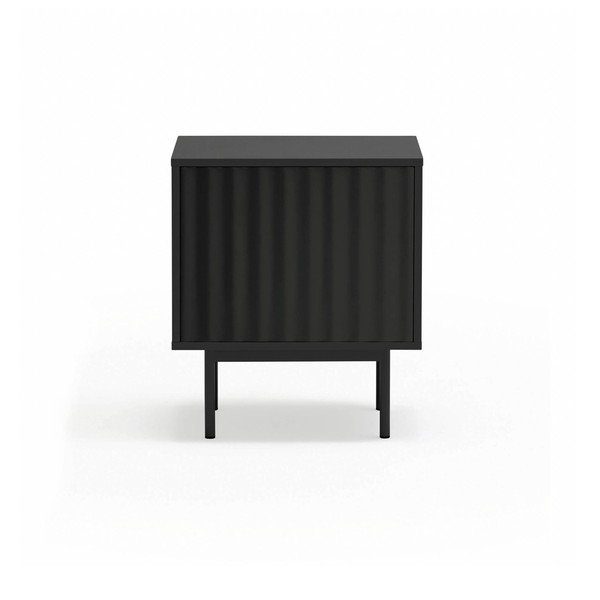 Comodino nero opaco Sierra – Teulat