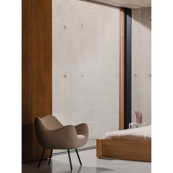 Poltrona beige con rivestimento in lana RM58 – noo.ma-image-3