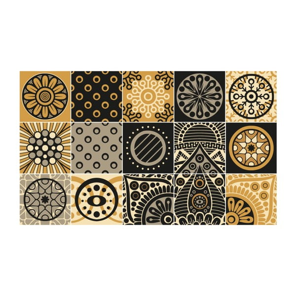 Set di 15 decalcomanie murali Decalcomanie murali Azulejos Tiles , 10 x 10 cm San Juan - Ambiance-image-2