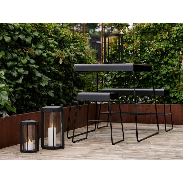 Sgabello in metallo nero A-Stool - Zone-image-1