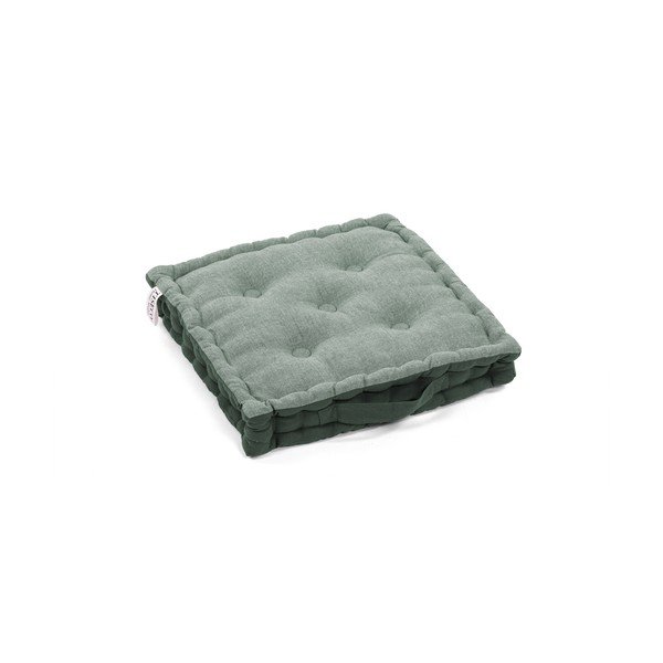 Cuscino per sedia verde con orecchio, 40 x 40 cm - Tiseco Home Studio-image-1