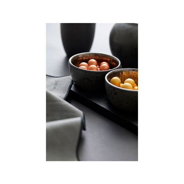 Set di 3 ciotole nere in grès porcellanato Cabaret - Bitz-image-1