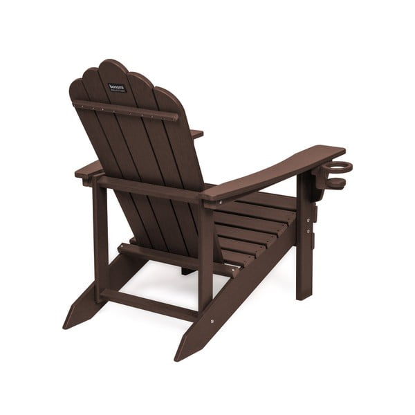 Sedia da giardino in plastica marrone Adirondack – Bonami Selection-image-3