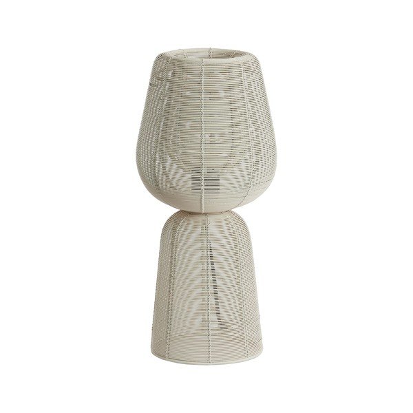 Lampada da tavolo color crema (altezza 42 cm) Aboso - Light & Living