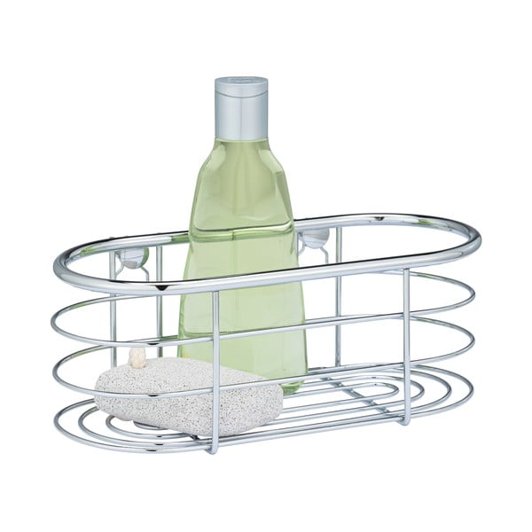 Mensola doccia in argento , 26 x 11 cm Trestina - Wenko-image-4