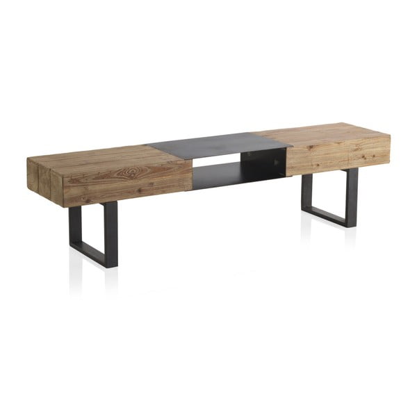 Tavolo TV con gambe in metallo , 180 x 40 cm Robust - Geese