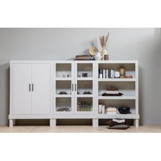 Mobile in legno di pino grigio chiaro 107x160 cm Bonk - Basiclabel