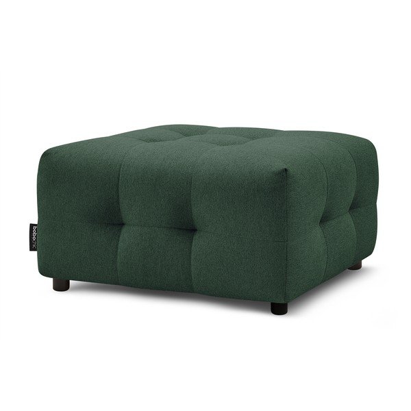 Pouf verde scuro Kleber - Bobochic Paris-image-3