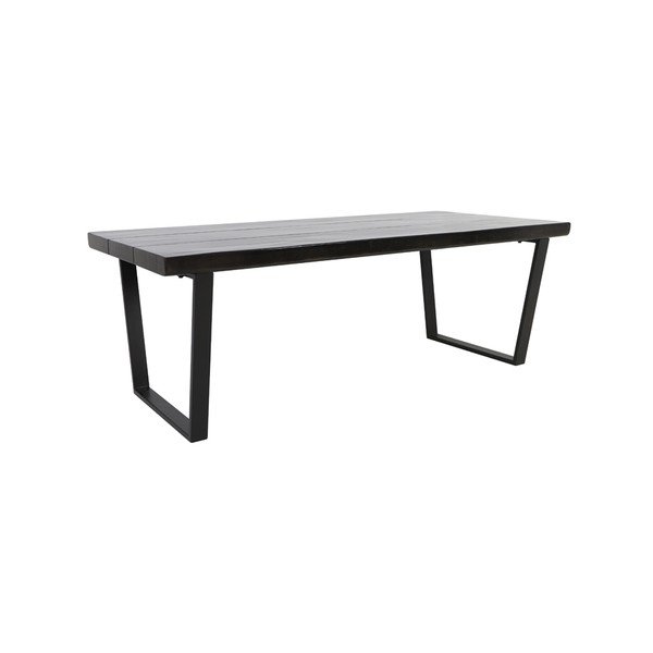 Tavolo da pranzo nero 100x220 cm Mayen - Light & Living-image-2