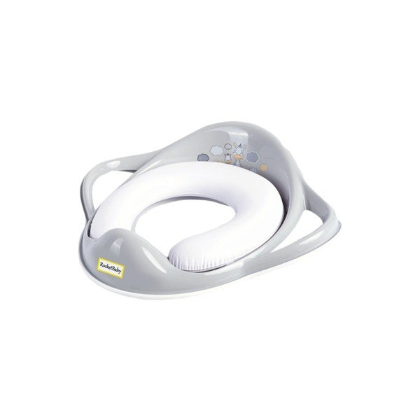 Sedile del water grigio per bambini - Rocket Baby