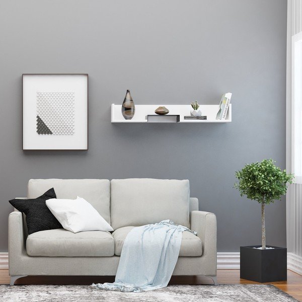 Scaffale bianco Manolya - Kalune Design-image-2