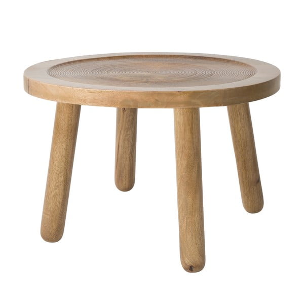 Tavolino in legno di mango , ⌀ 60 cm Dendron - Zuiver
