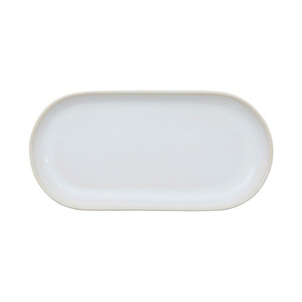 Piatto in gres bianco Flore - Côté Table