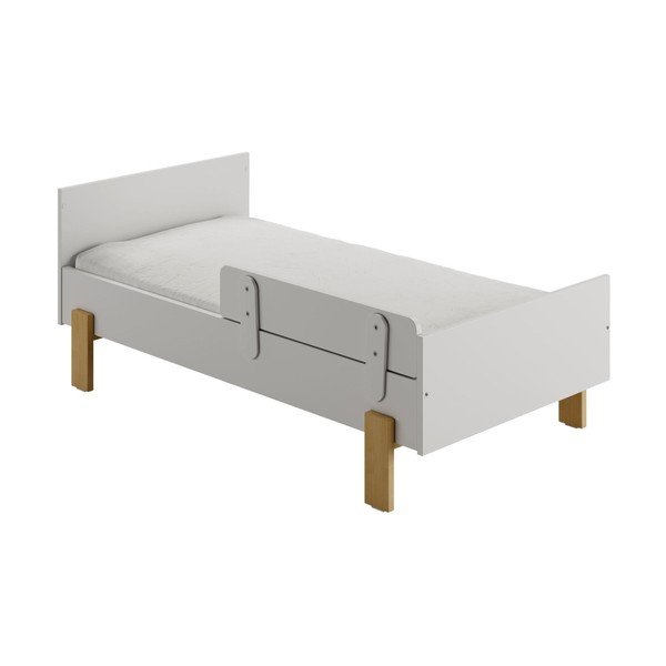 Lettino grigio chiaro 70x140 cm Cube - Pinio-image-3