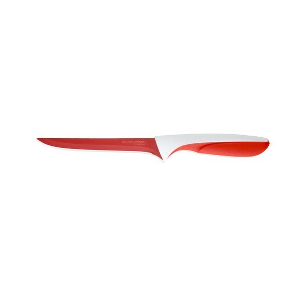 Červený vykošťovací nůž Brandani Anti-Stick