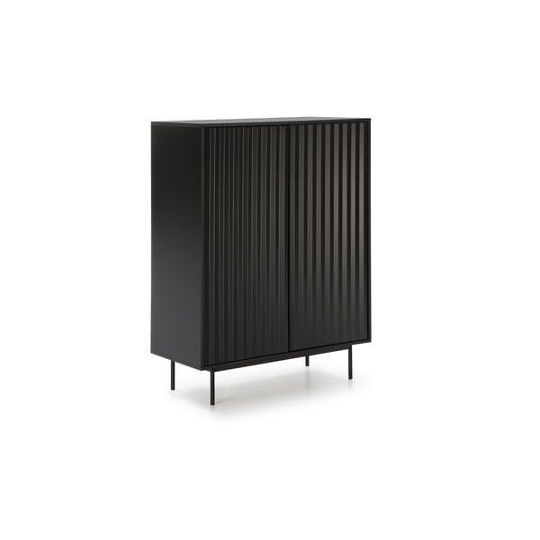 Cassettiera alta nera 97x130 cm Sierra - Teulat-image-3