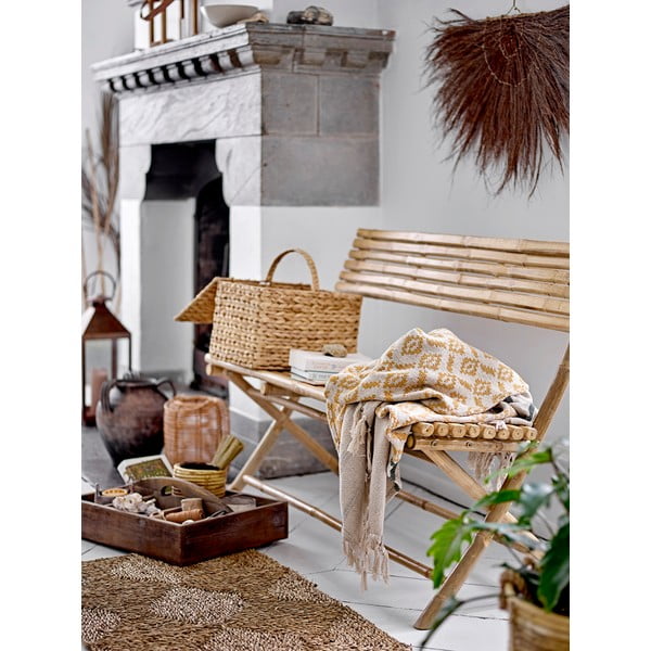 Coperta in cotone riciclato 130x160 cm Fini - Bloomingville-image-4