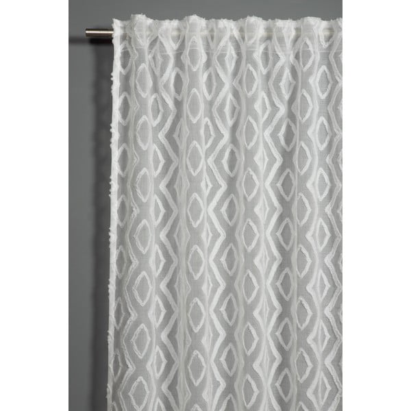 Tenda sottile bianca 140x245 cm Diamant Scherli – Sehlbach