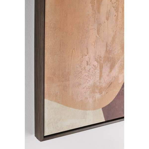 Dipinto stampato/con elementi dipinti a mano con cornice inclusa/dipinto su tela 83x123 cm Gallery – Bizzotto-image-1