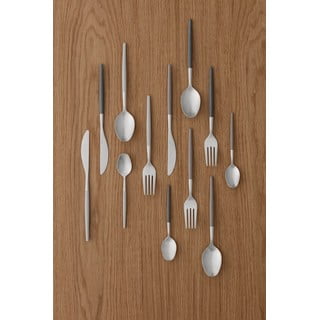 Posate grigio scuro/argentata in acciaio inox 16 pz Maxime – Blomus