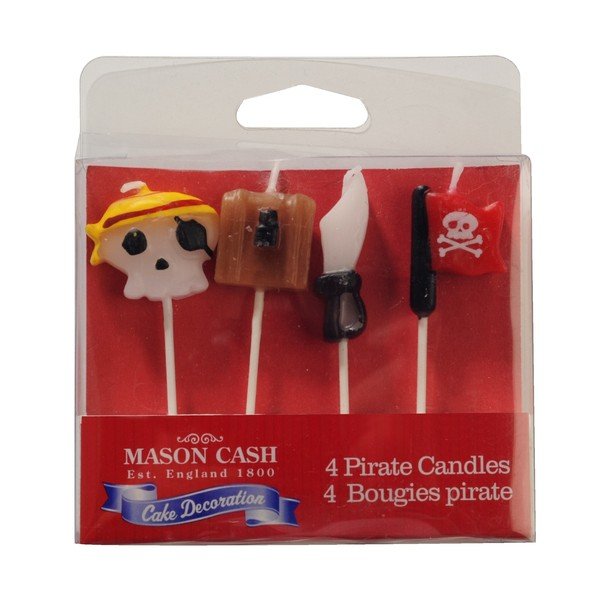 Sada svíček na dort s pirátským motivem Mason Cash Baking