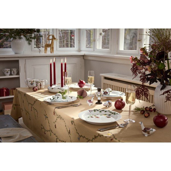Portacandela in porcellana a tema natalizio per avvento Hammershøi Christmas – Kähler Design-image-1