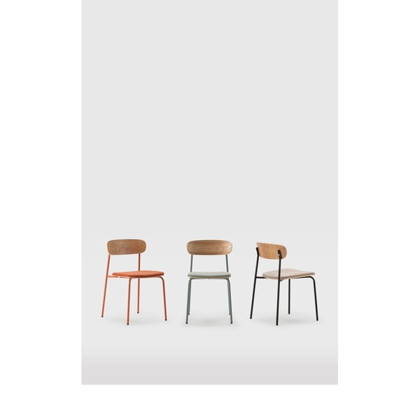 Sedie da pranzo in set nere/grigio tortora 2 pz Adriana – Marckeric-image-2