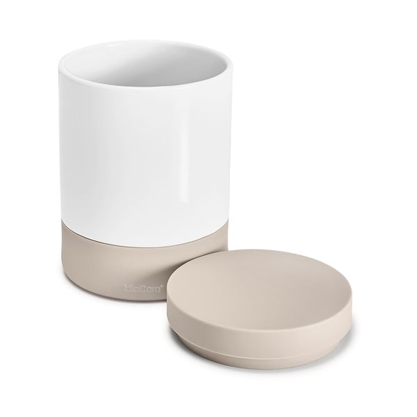 Contenitore per crocchette Coppa Greige – MiaCara-image-2