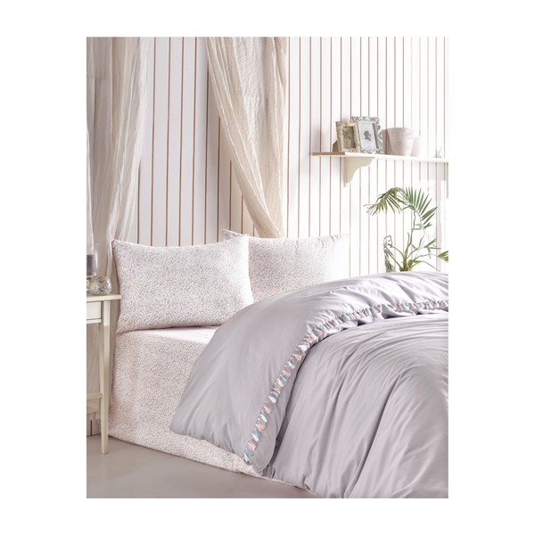 Biancheria da letto in cotone per letto matrimoniale Rita, 200 x 220 cm - Mijolnir