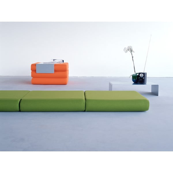 Pouf pieghevole turchese Bingo - Softline-image-4