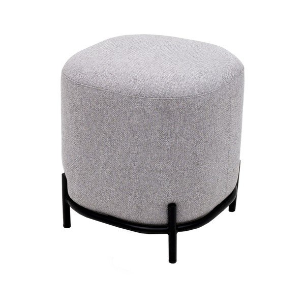 Pouf grigio , ø 42 cm Harry - Tenzo-image-2