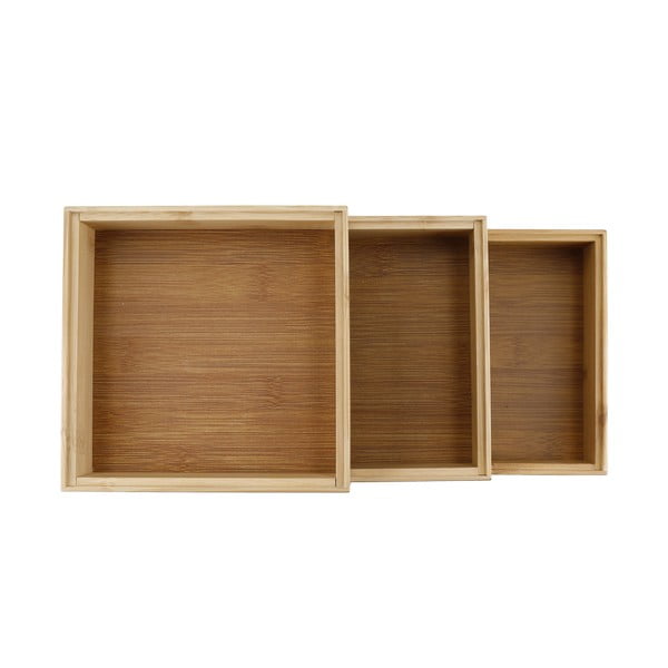 Set di 3 organizer per cassetti in bambù Copco - Kitchen Craft-image-4